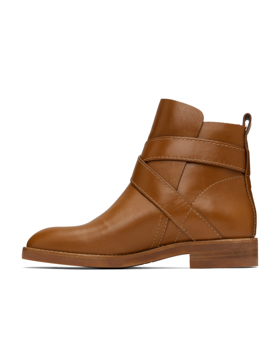 See By Chloé Lyna And Ankle Boots In Brown