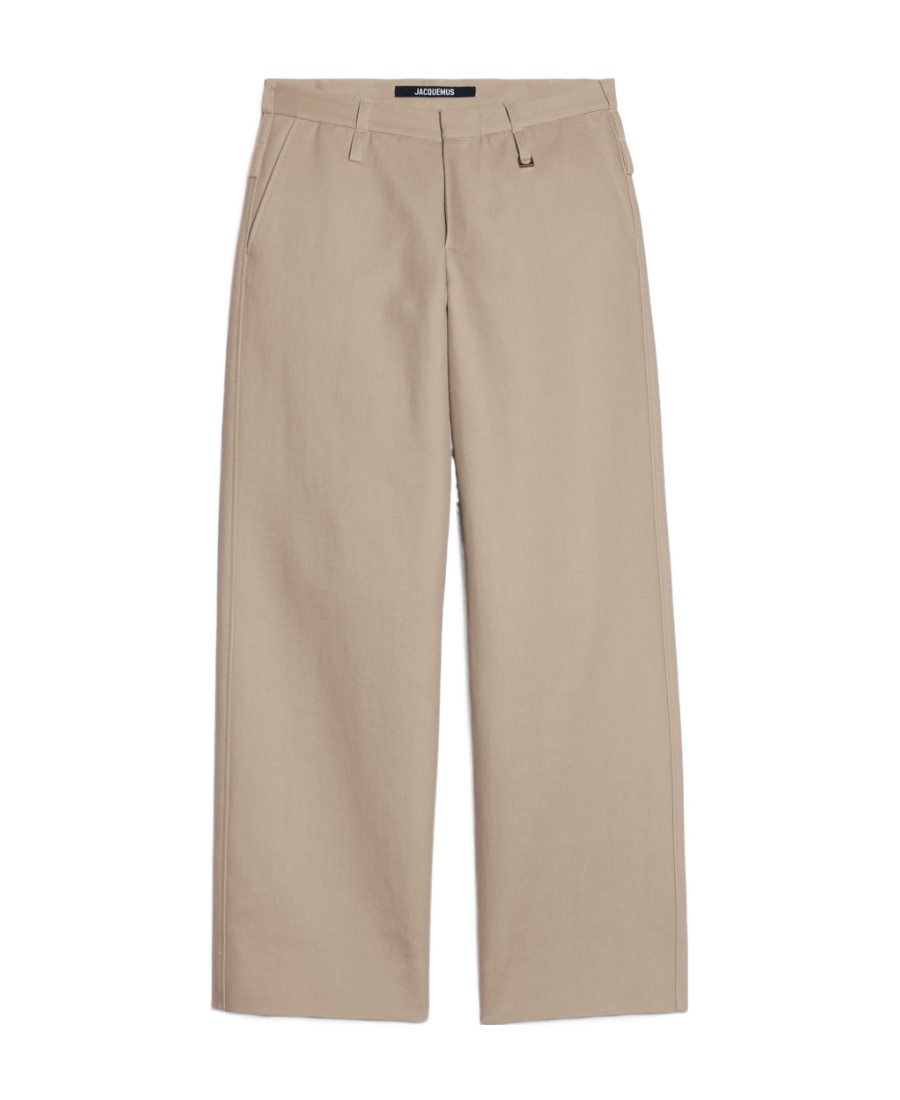Jacquemus Soft Tailored Pants In Nude
