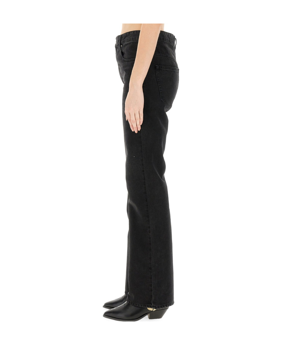 Isabel Marant Multi-pocket Jeans In Black