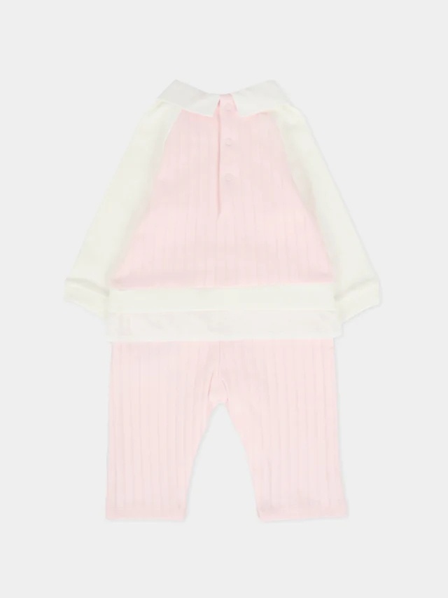 Givenchy Long-sleeved Jumpsuit In Pink