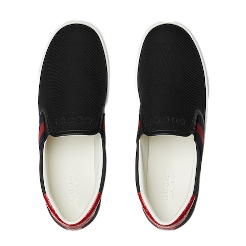 Gucci Men's Ace Slip-on Sneaker In Black