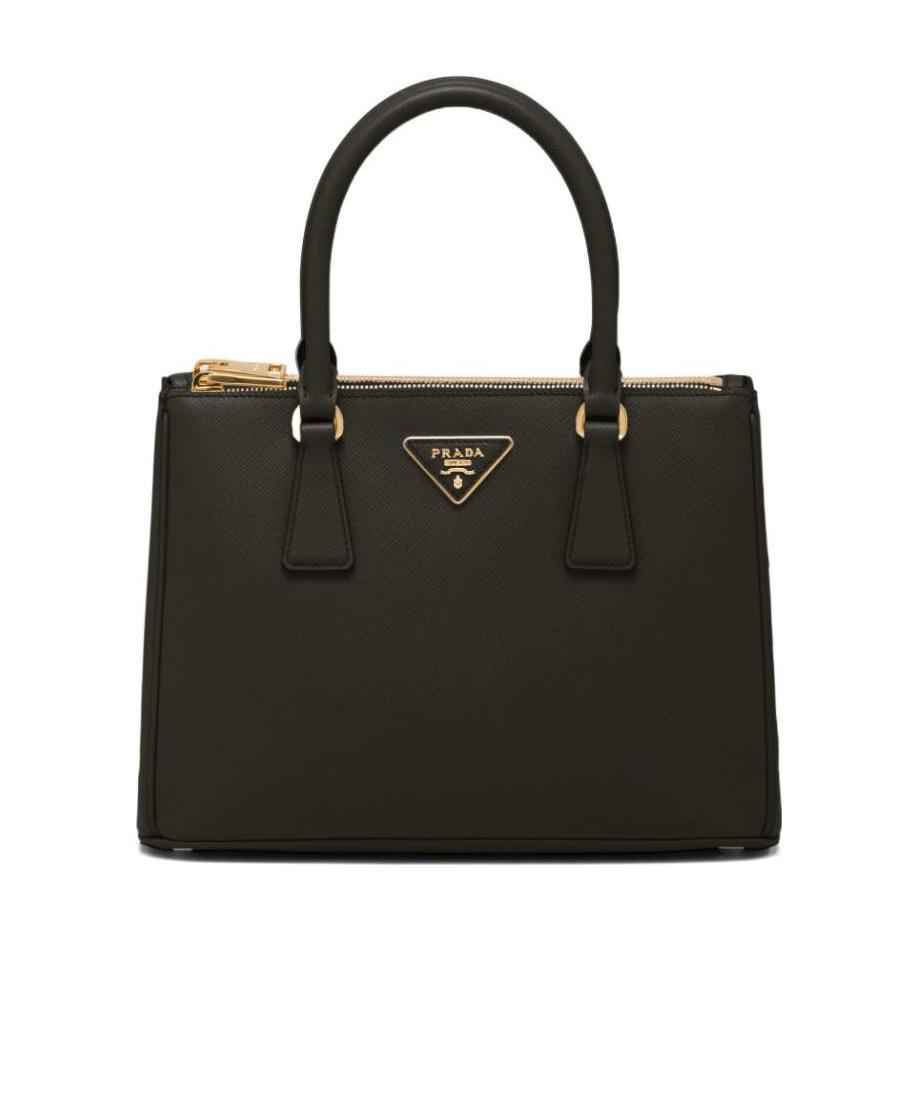 Prada Medium  Galleria Saffiano Leather Bag In Black