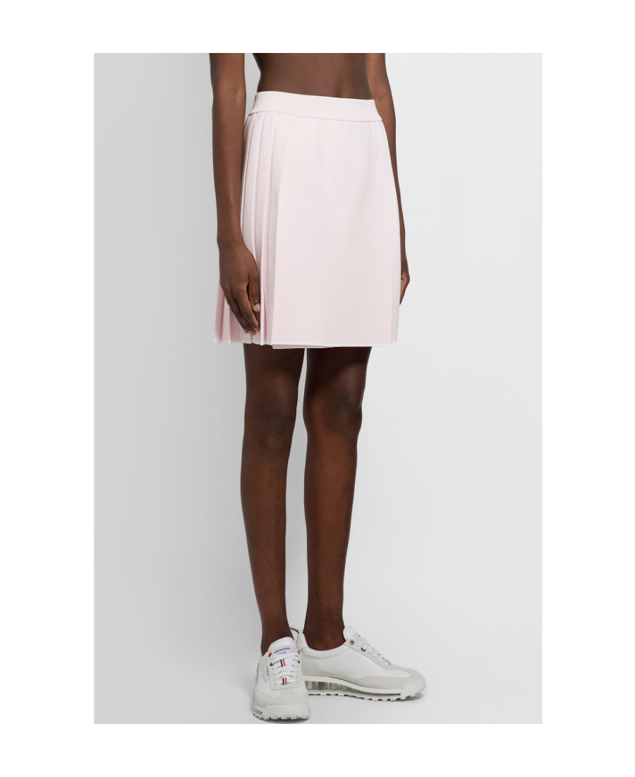 Thom Browne 4bar Mini Skirt In White