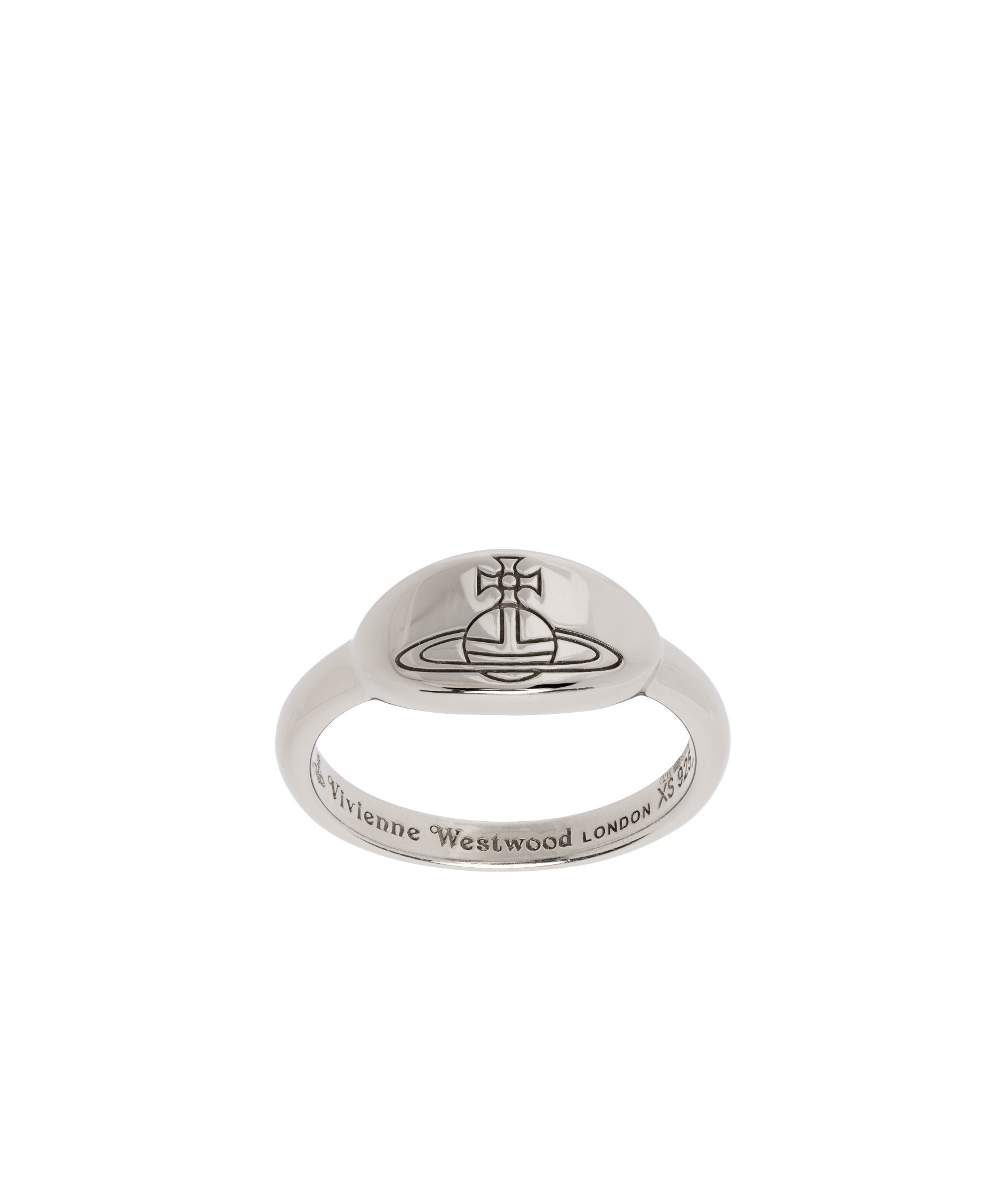 Vivienne Westwood Logo Ring In White