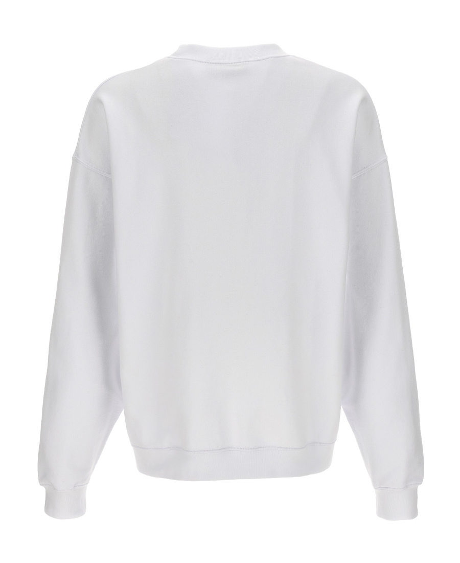 Dsquared2 Crew Neck Logo Sweatshirt In White