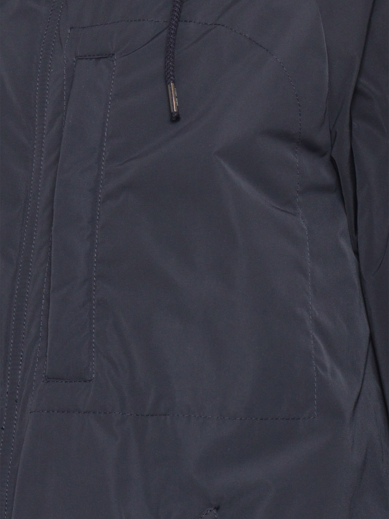 Aspesi Long-sleeved Hooded Casual Jacket In Black
