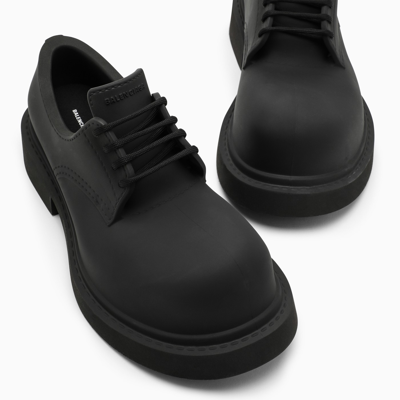 Balenciaga Xl Army Derby Shoes Full Eva In Black
