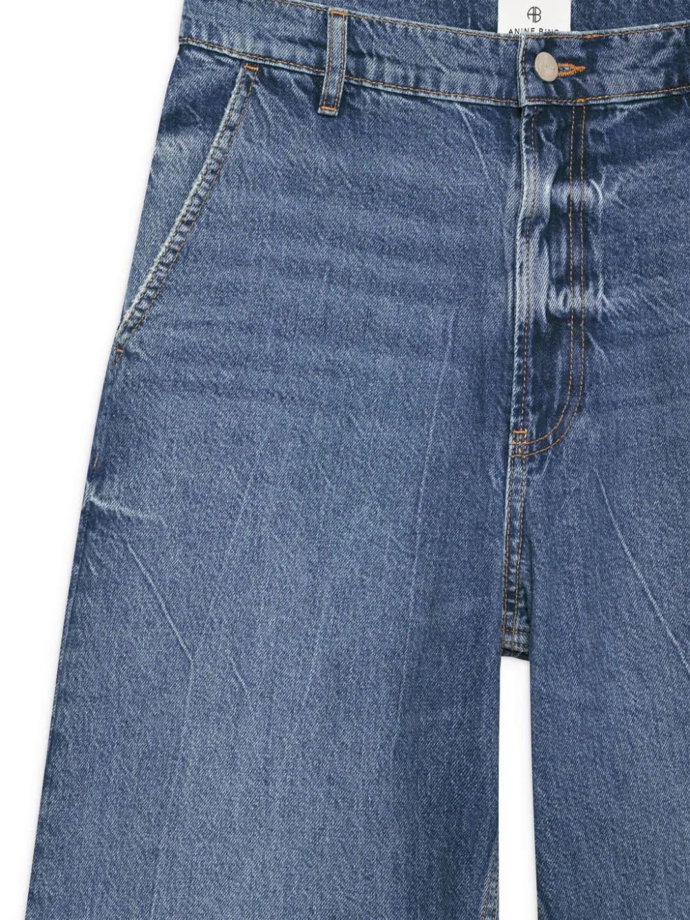 Anine Bing Briley Straight-leg Jeans In Blue