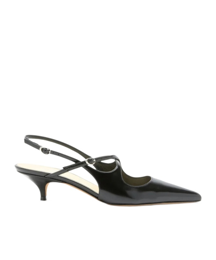 Proenza Schouler Point 20mm Leather Slingback Pumps - Women's - Leather/kid Leather