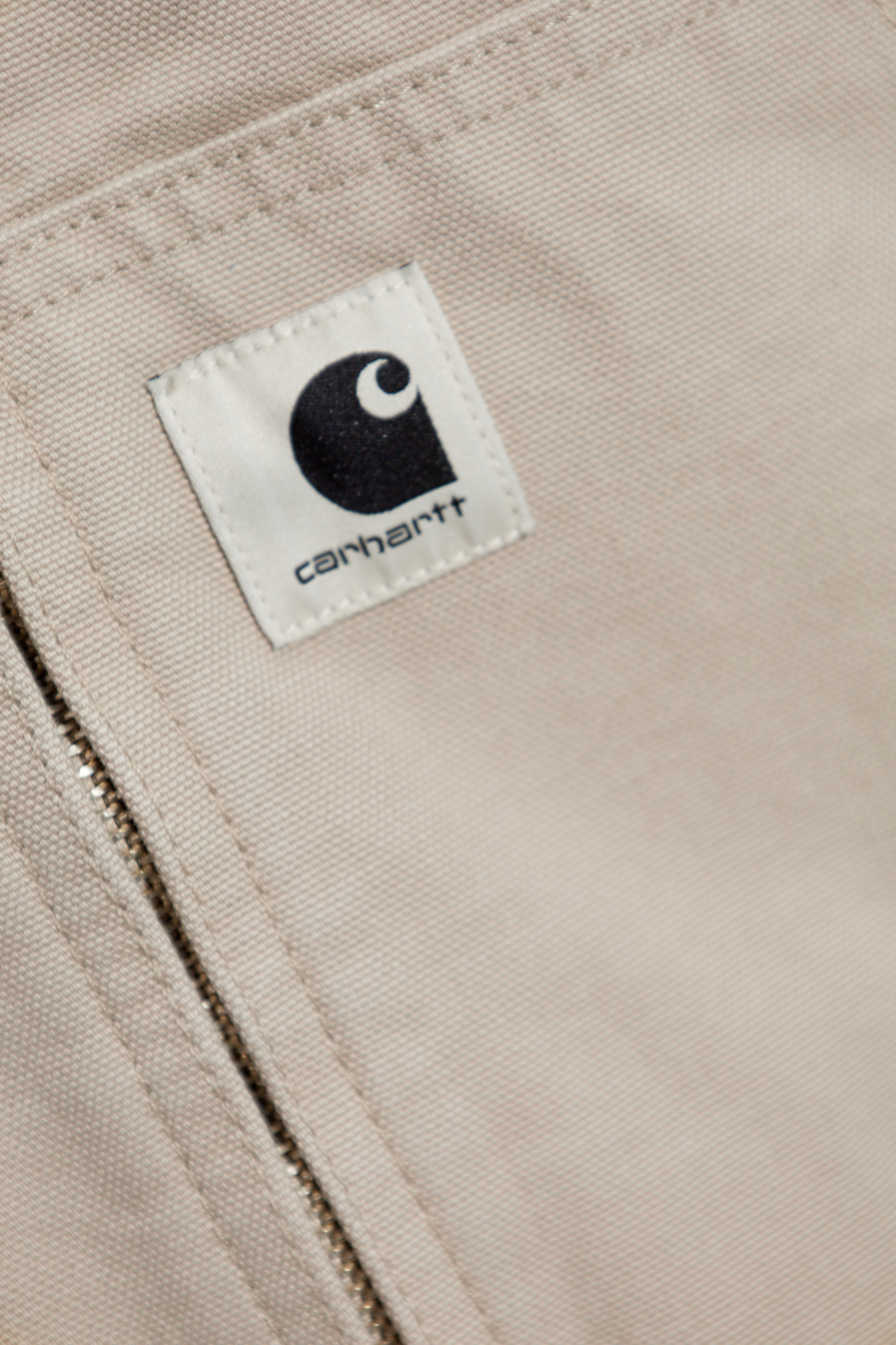 Carhartt Hooded Jacket In Nude