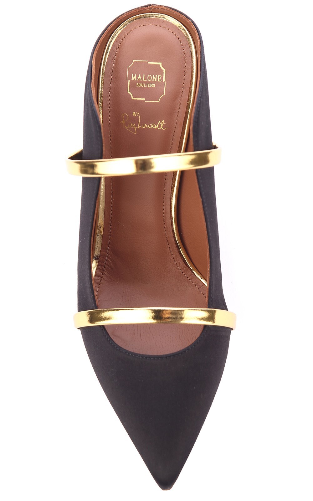 Shop Malone Souliers Maureen Pointed-toe Mules In Black