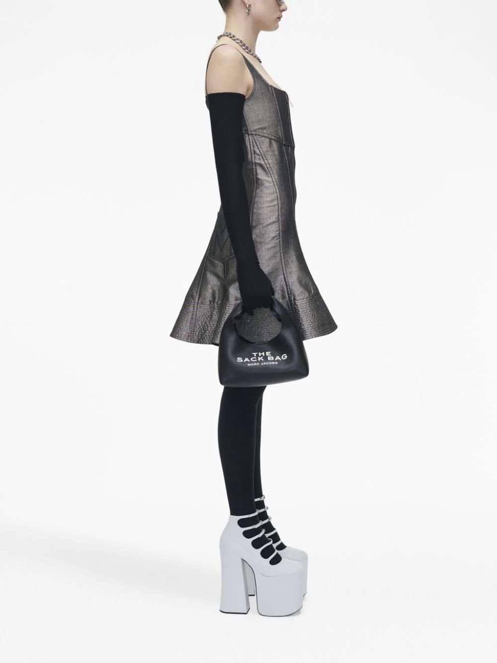 Marc Jacobs The Mini Sack In Black