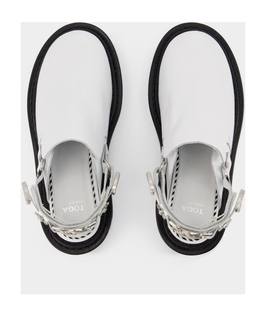 Toga Aj1239 Mules - White - Leather In White