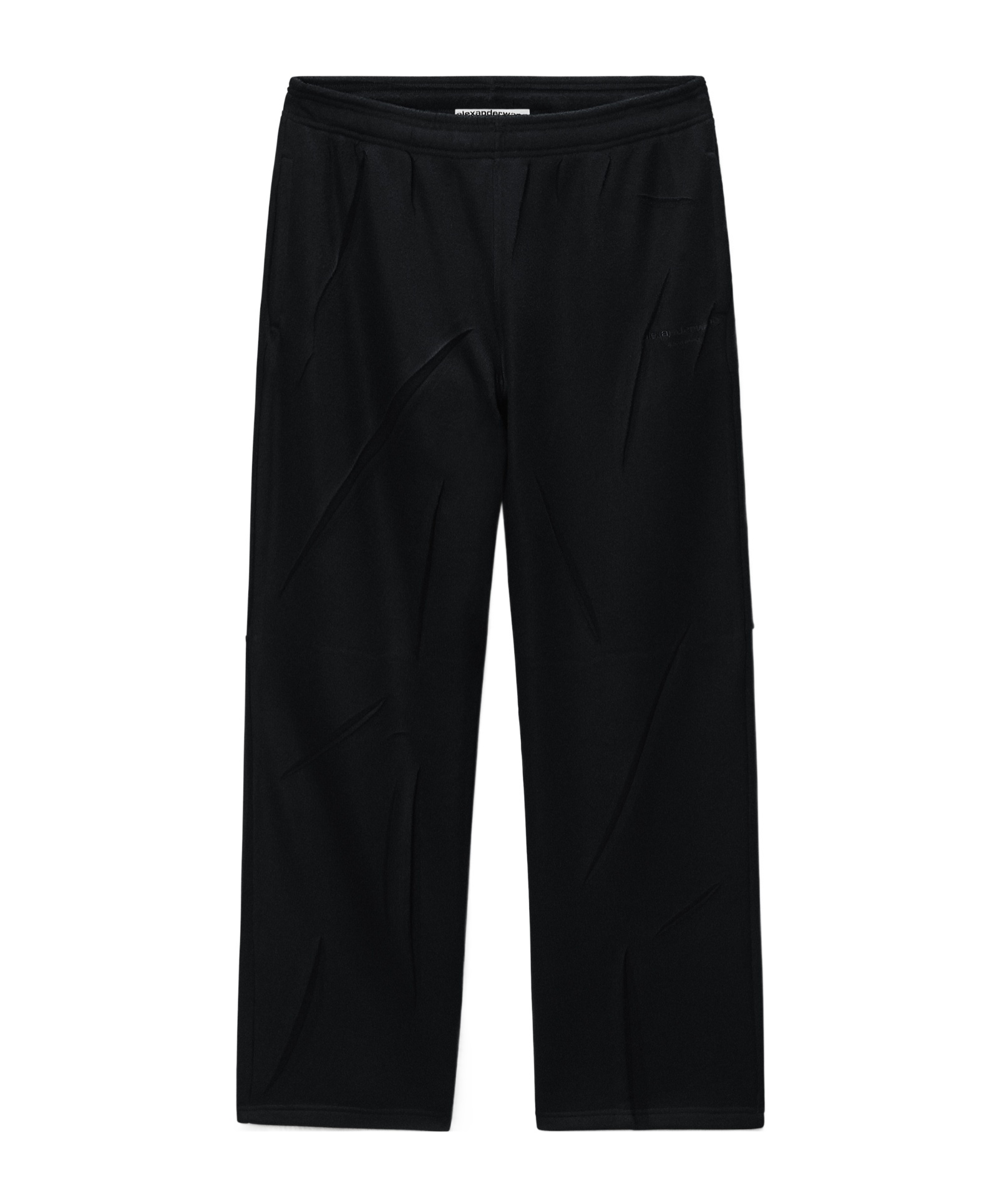 Alexander Wang Mid-rise Oversized Sweatpants In Black