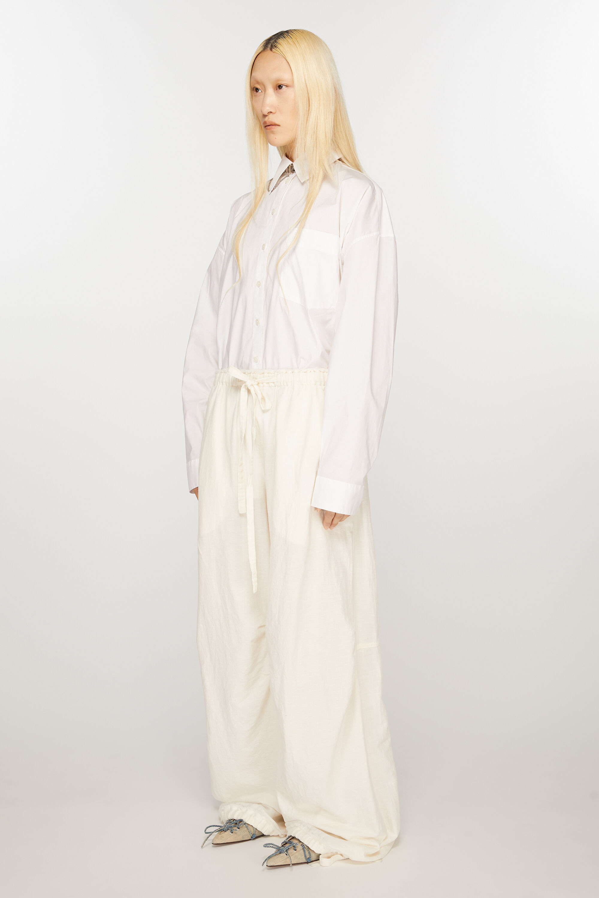 ACNE STUDIOS WIDE-LEG TROUSERS 