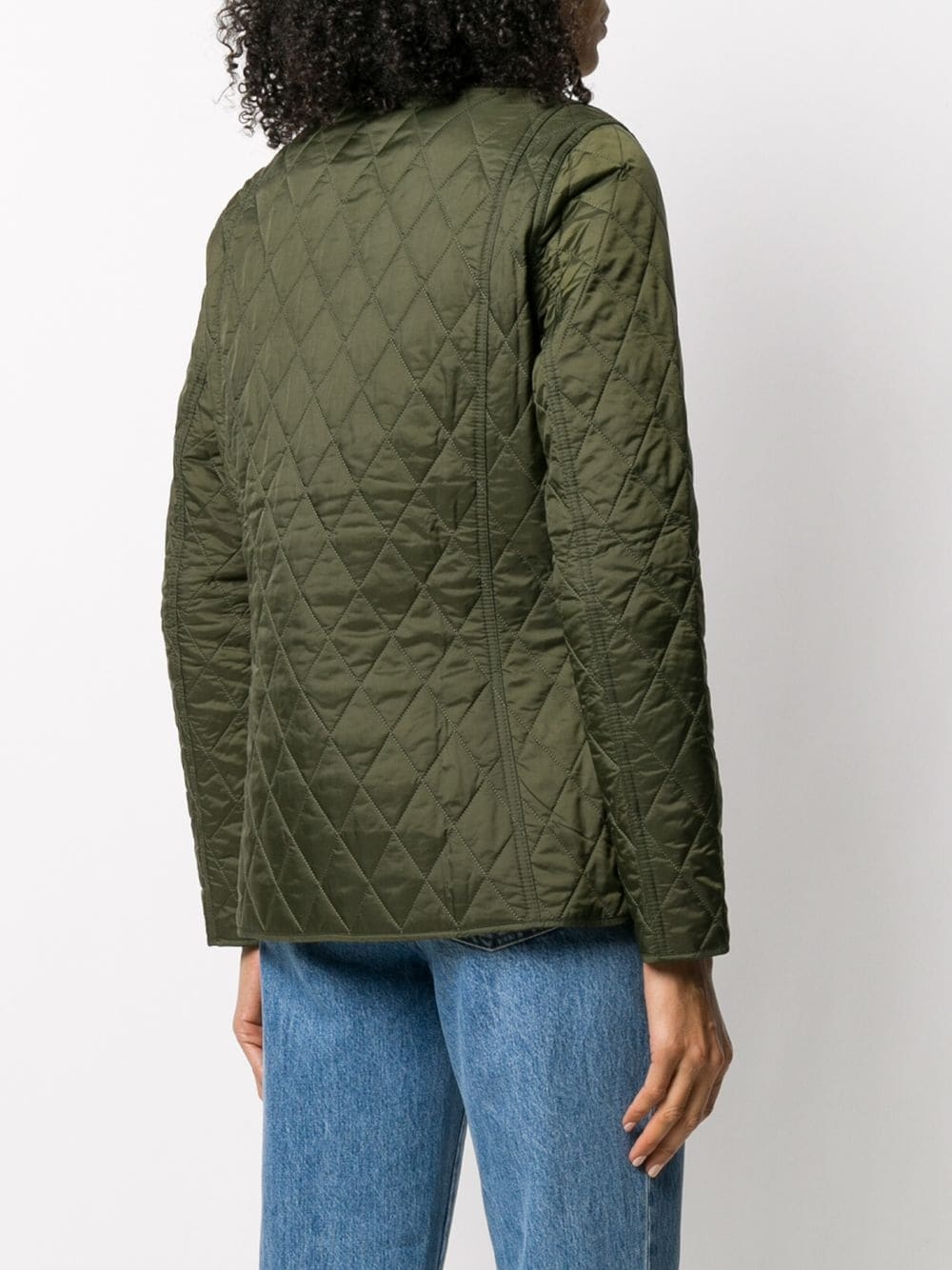 Barbour Annandale Quilted Womens Jacket In Brown