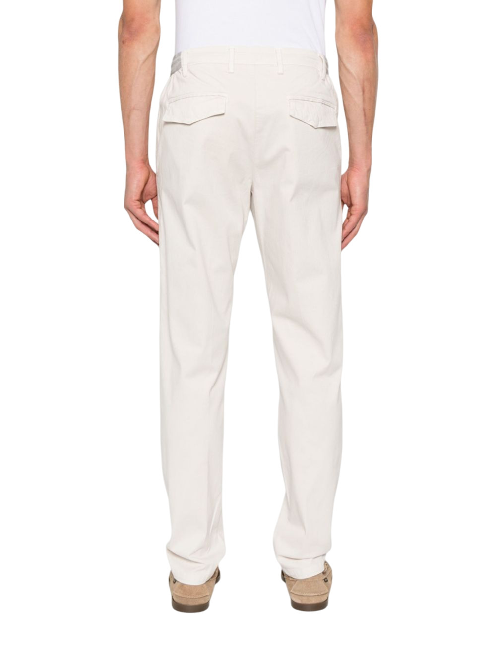 Eleventy Regimental Jogger Trousers Drawstring In Neutral