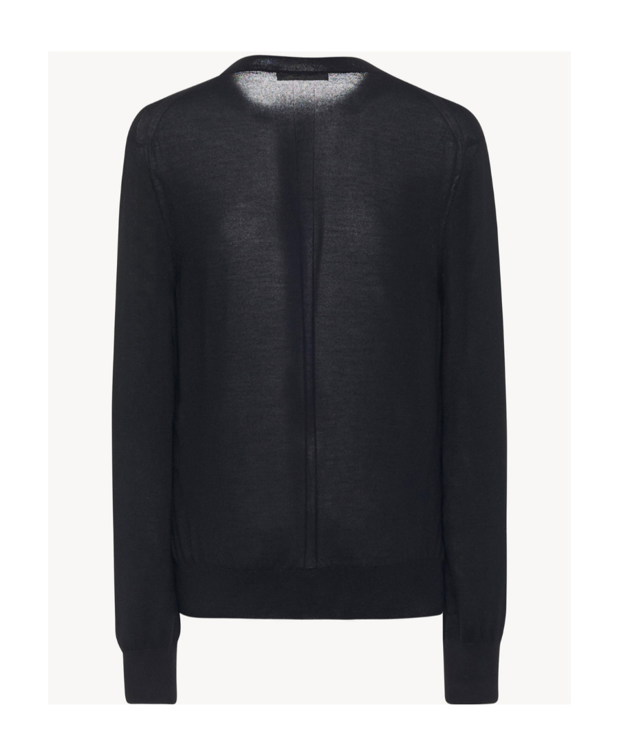 The Row Islington Long-sleeved Cardigan In Black