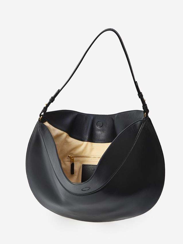Jacquemus Le Petit Calisso Rond Embellished Leather Clutch In Black