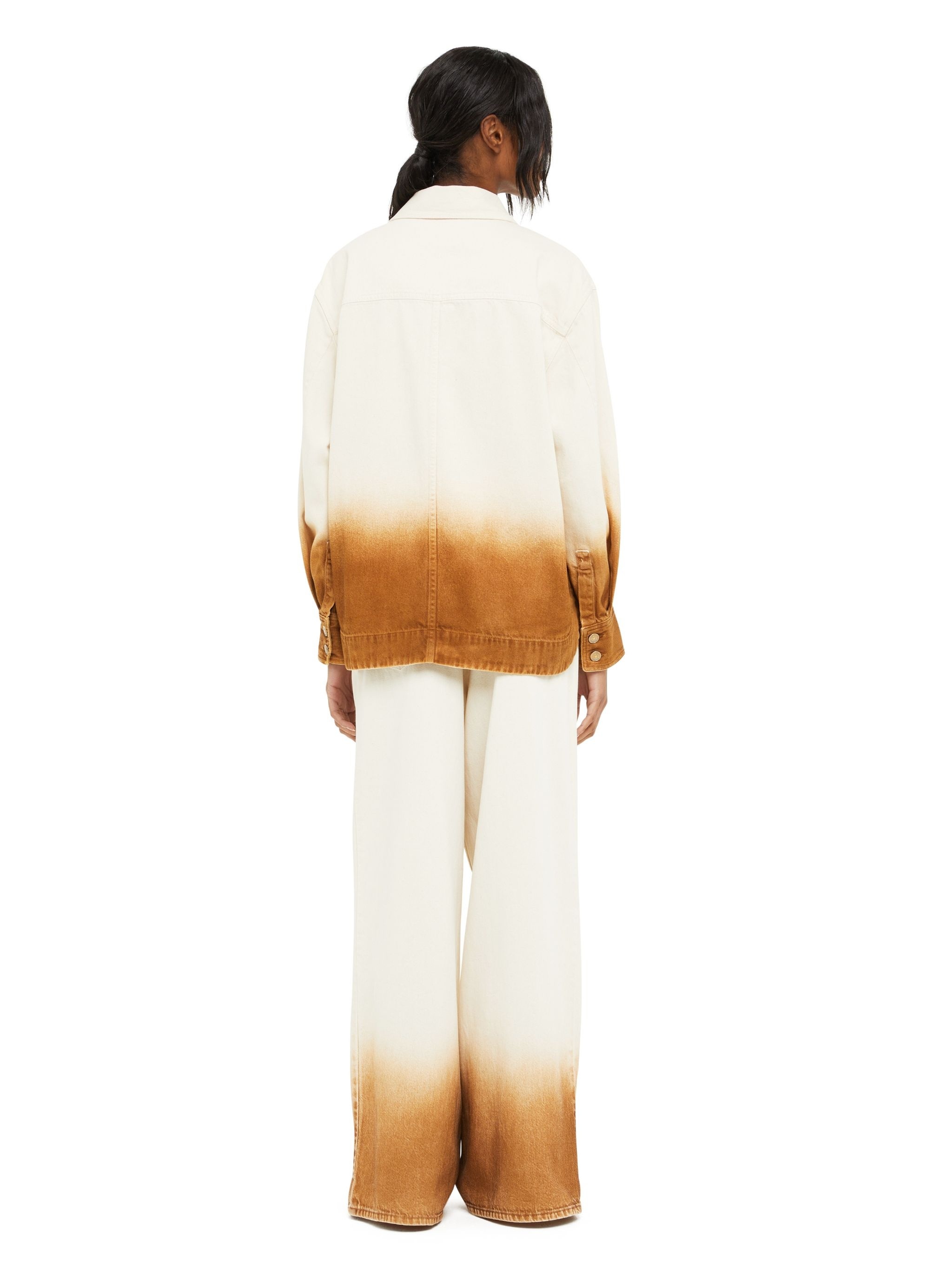Alanui Bright Hues Cotton Twill Overshirt In White