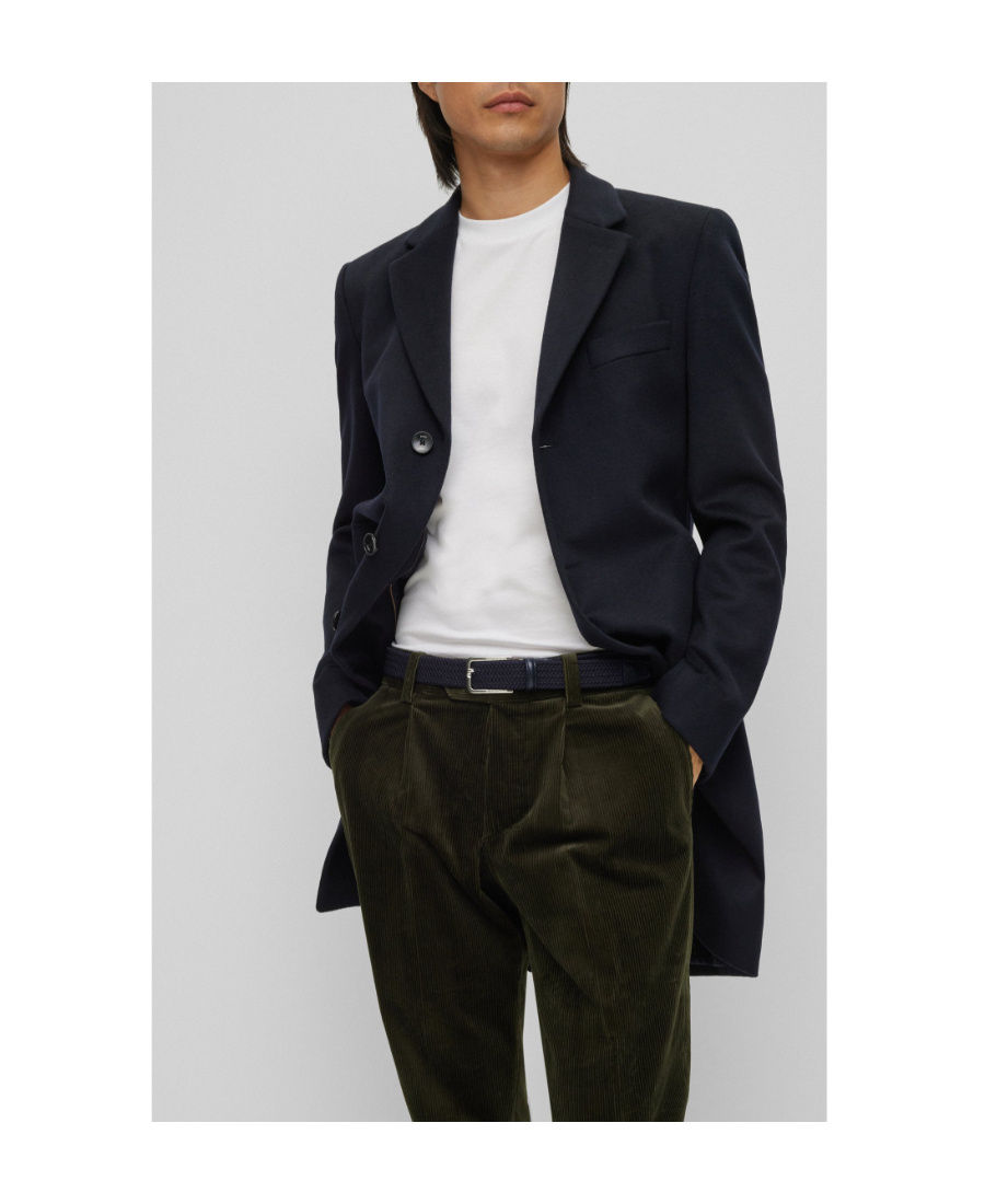 Hugo Boss Buckle-fastening Belt In Blue