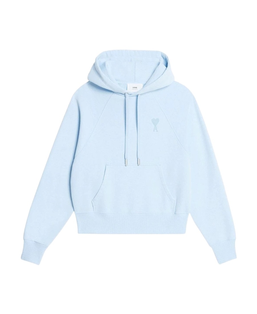 AMI ALEXANDRE MATTIUSSI AMI DE COEUR LONG-SLEEVE HOODIE