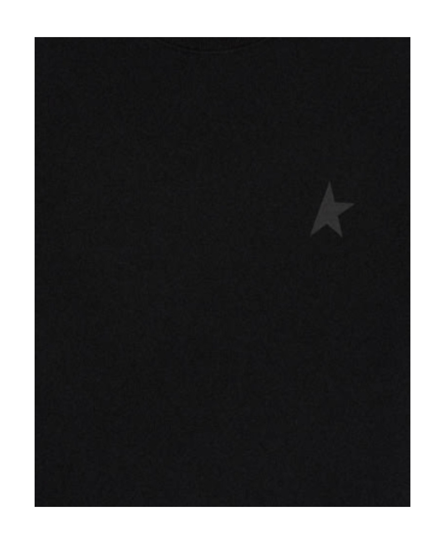 Golden Goose Athena Star-patch Sweatshirt In Black