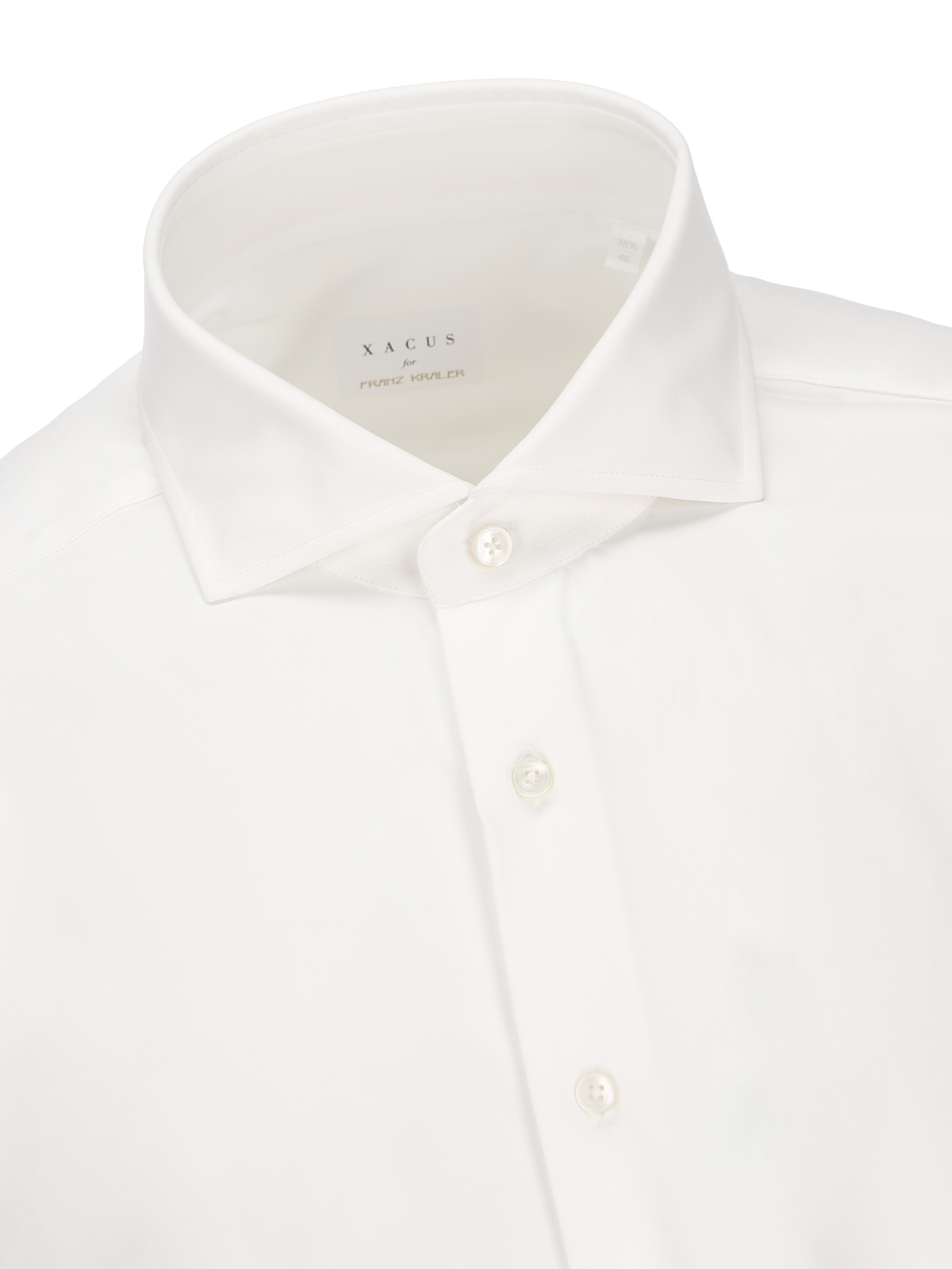 Xacus Spread-collar Shirt In White