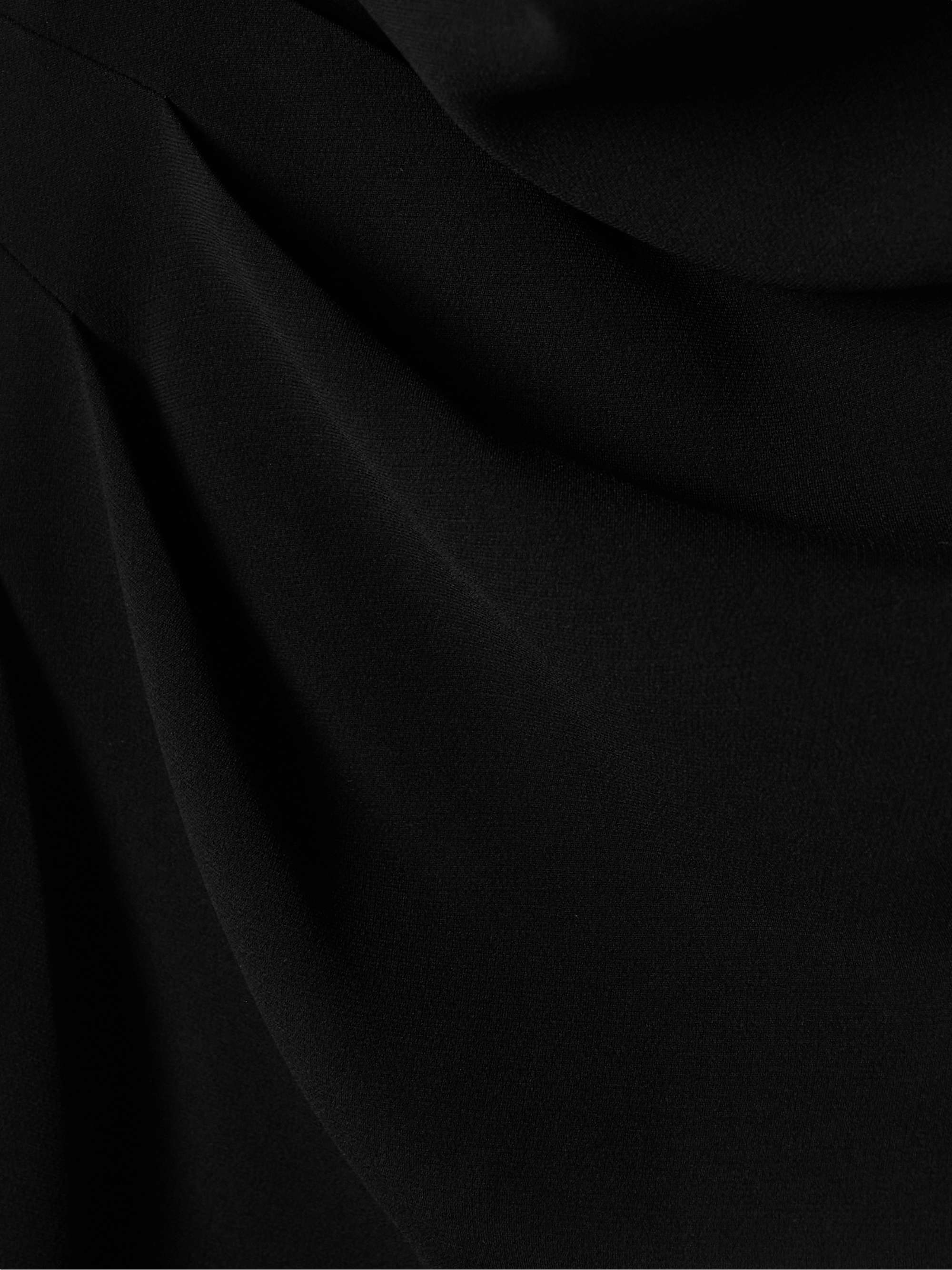 Proenza Schouler Falling Strapless Dress In Black
