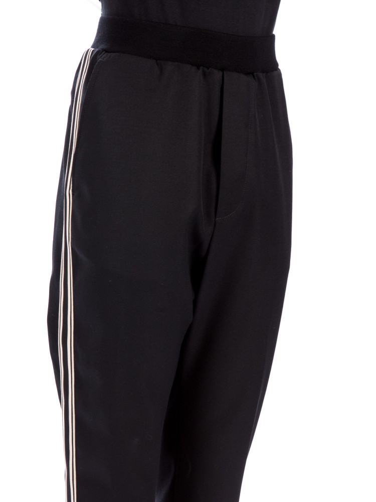 Dsquared2 Logo-embroidered Side-stripe Trousers In Black