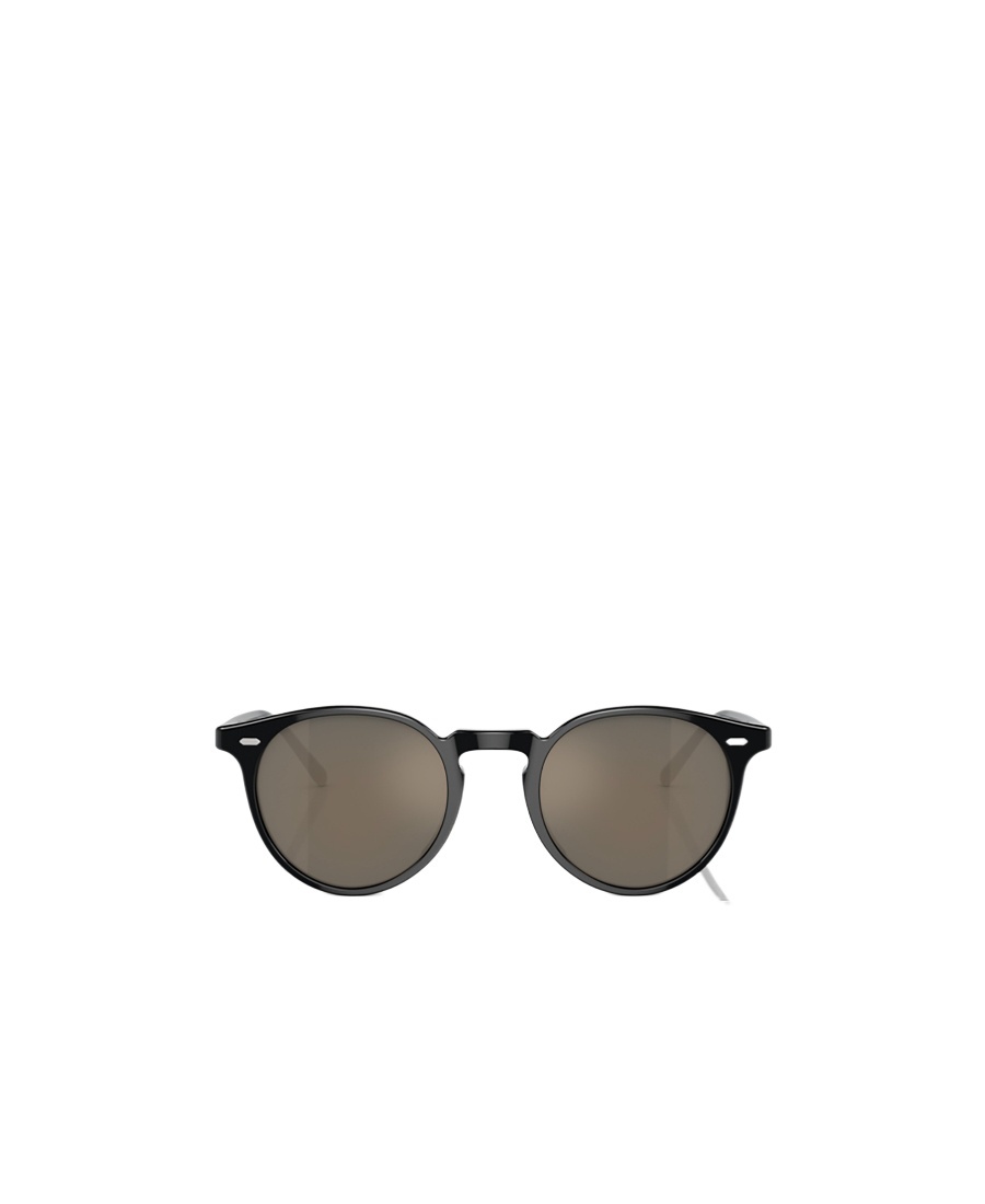 Oliver Peoples N.02 Sun Round-frame Sunglasses In Gray