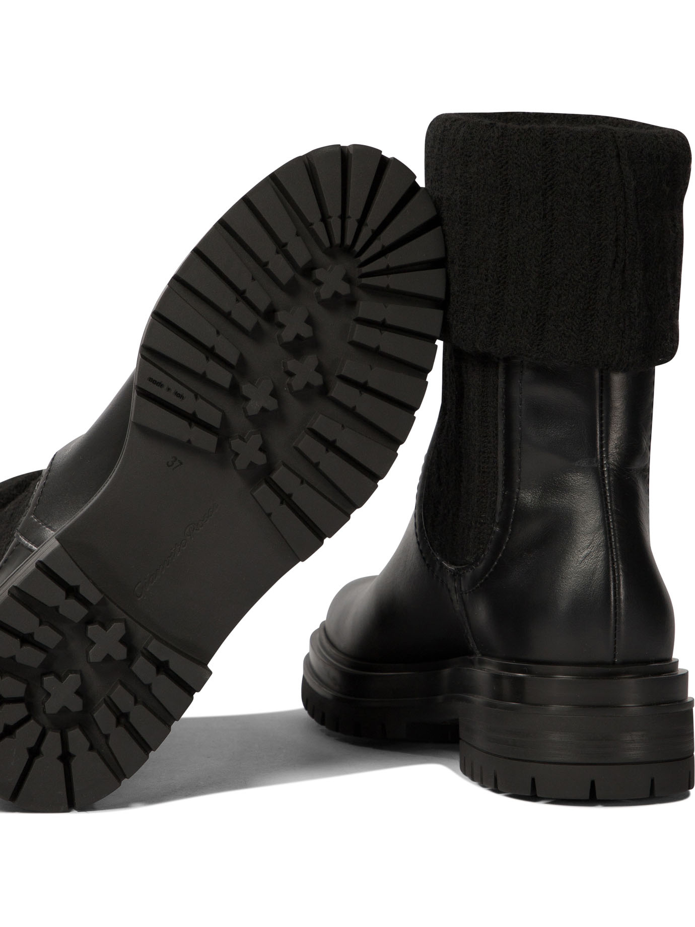 Shop Gianvito Rossi Tenney Ankle Boots In Black