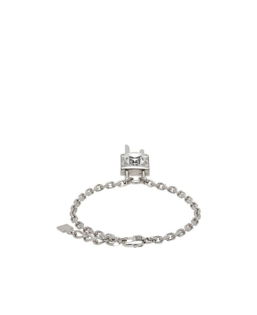 Givenchy Mini Lock Bracelet In Gray