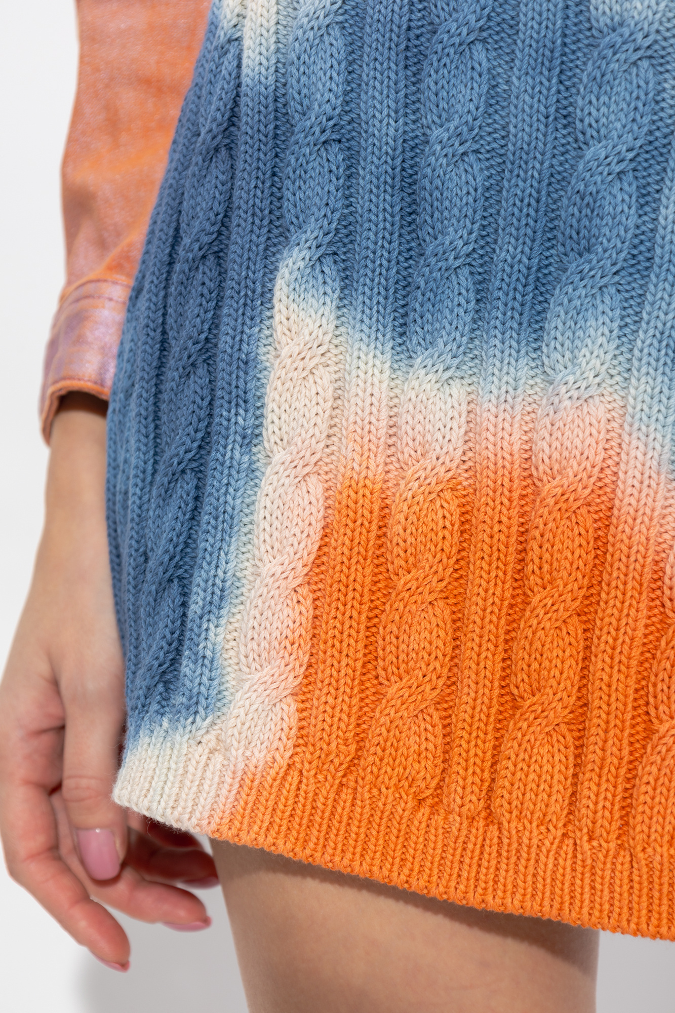 DIESEL M-JAMI TIE-DYE MINISKIRT