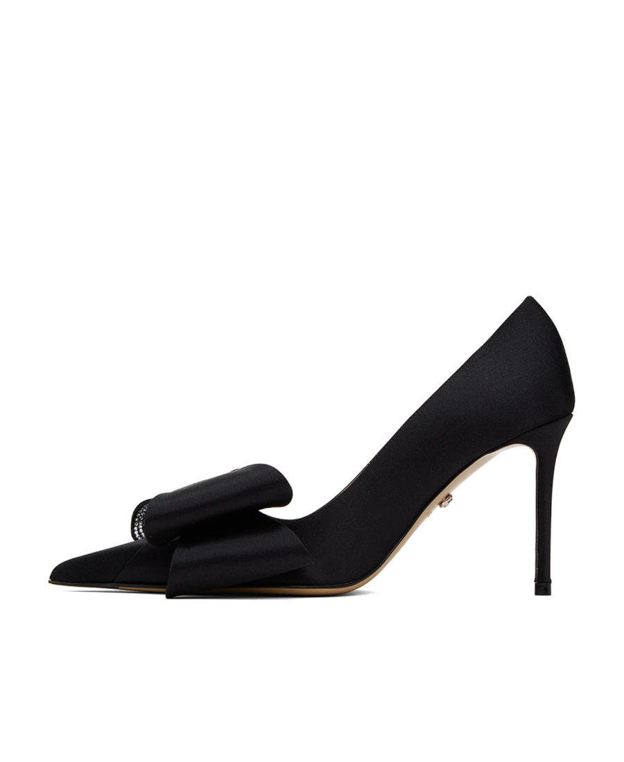 Mach&mach Le Cadeau Pointed High Heels In Black