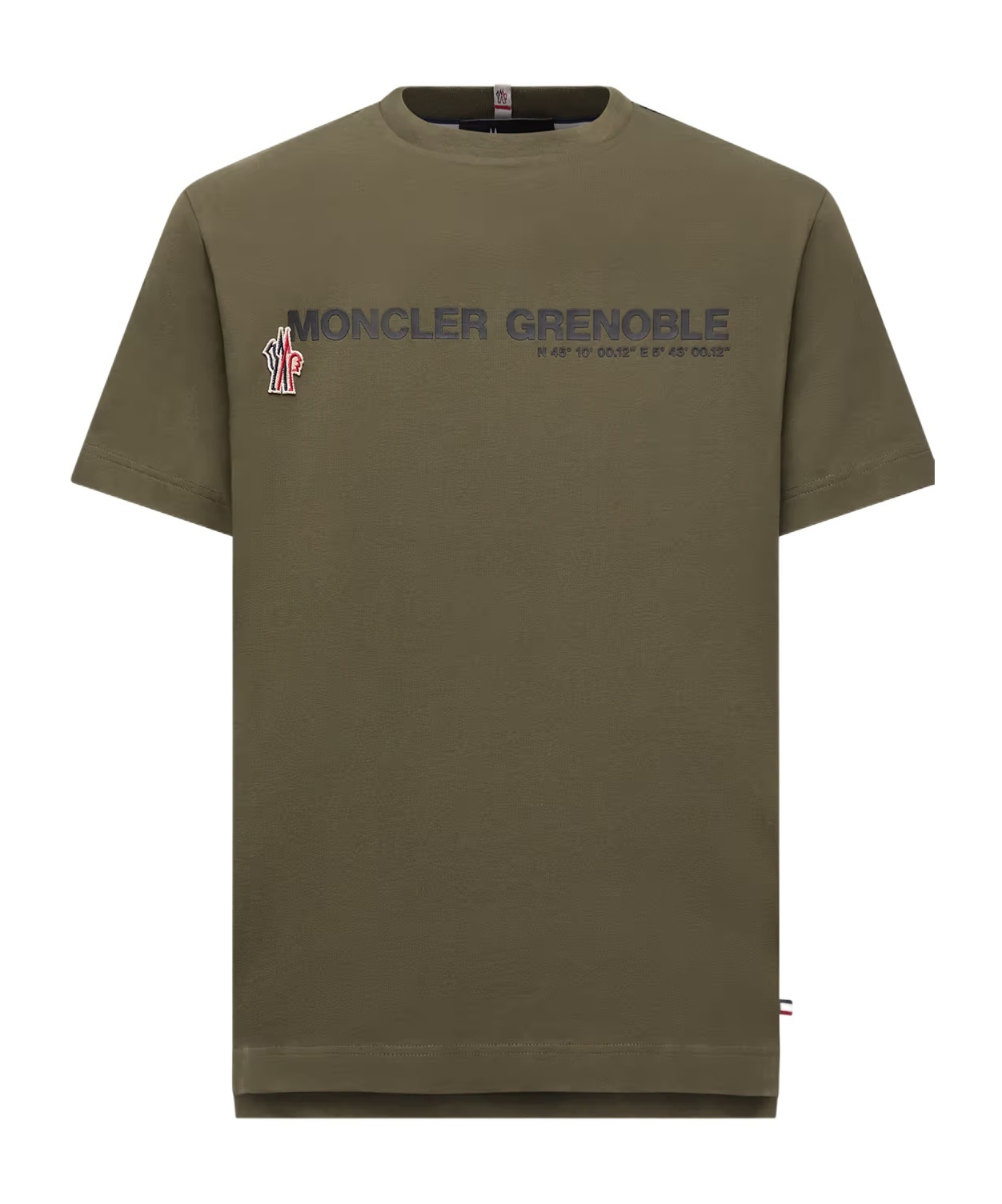 Moncler Grenoble Script T-shirt In Green
