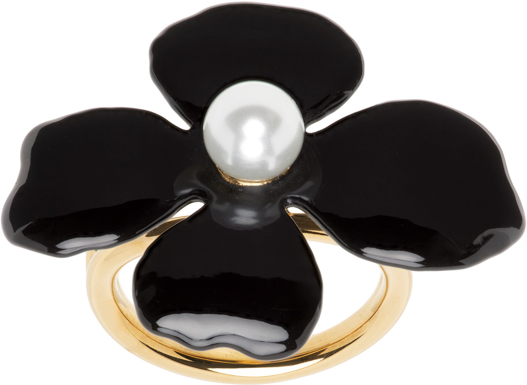 Apc Fleur Ring In Black