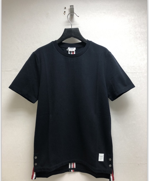 Thom Browne Relaxed Fit Tee Cotton T-shirt In Blue