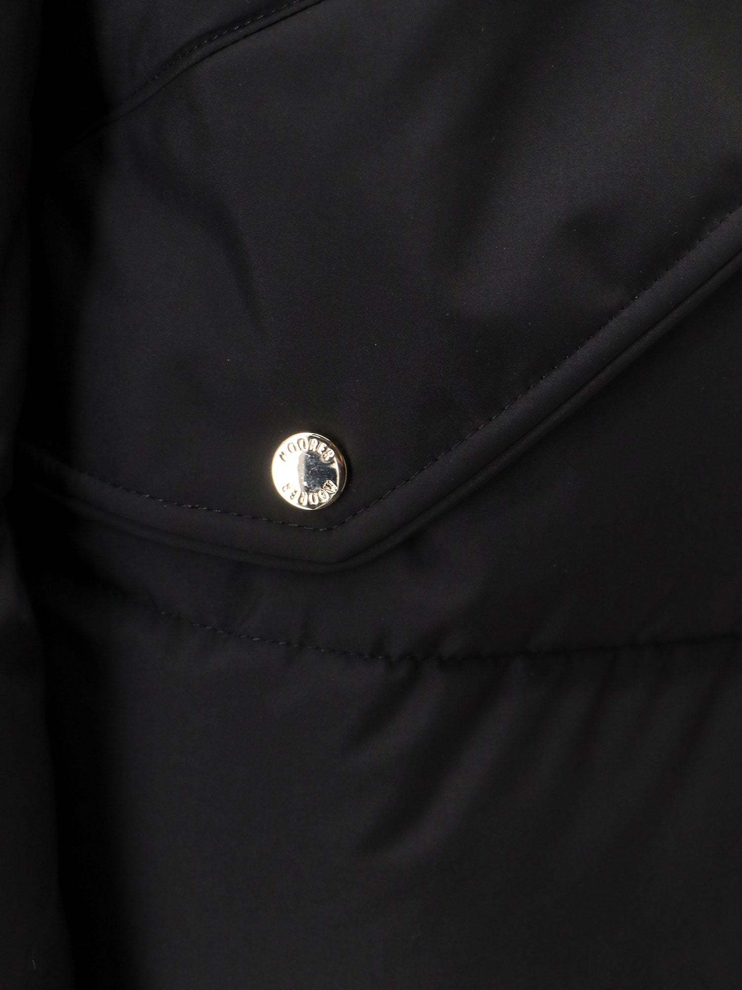 Moorer Hooded Down Jacket In Black
