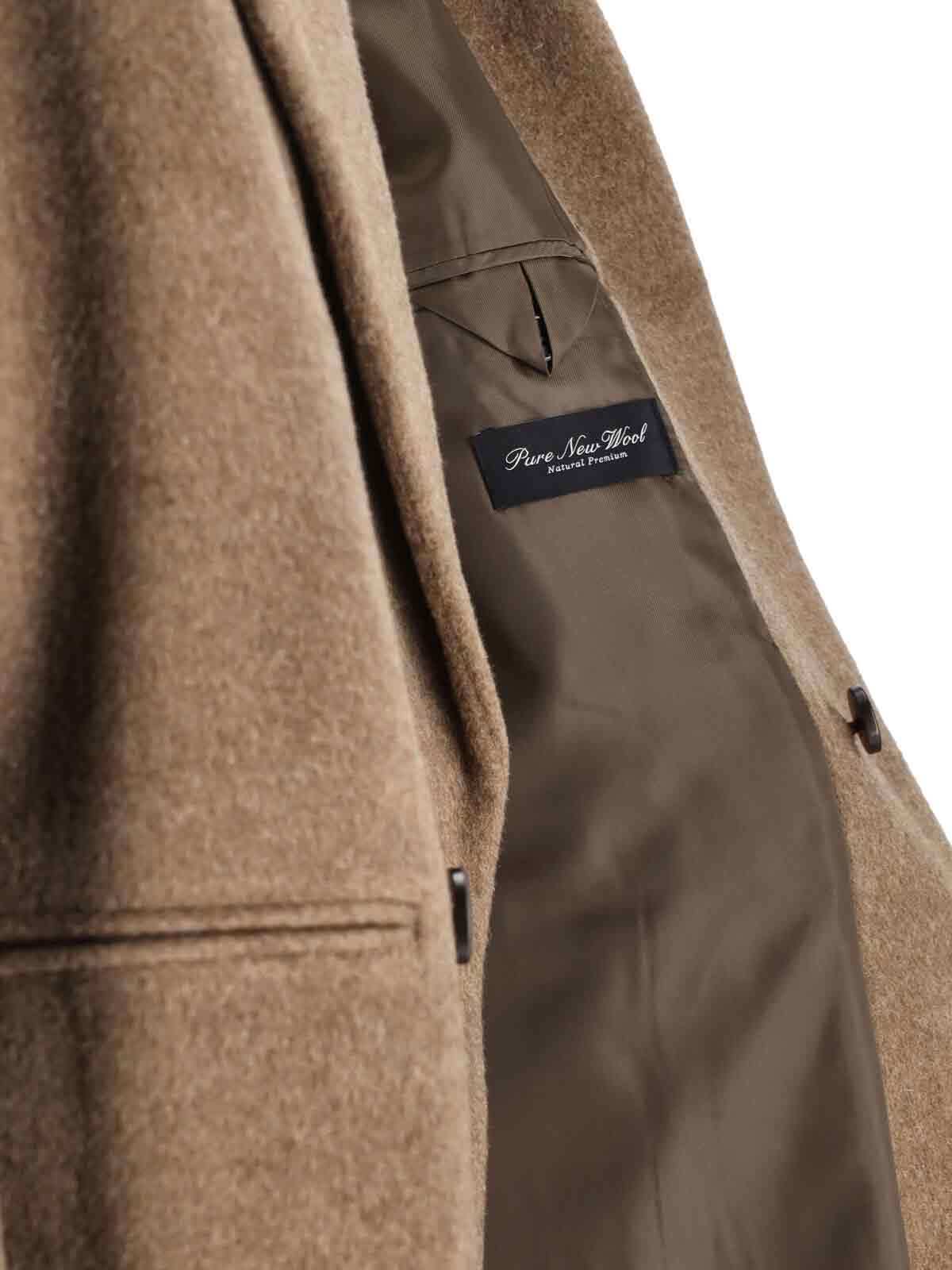 Dunst Button Single-breasted Coat In Gold