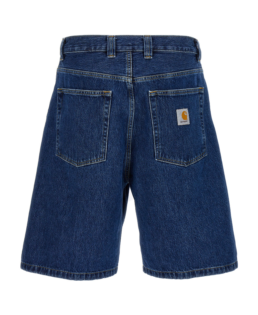 Carhartt Wip Bermuda Single Knee Smith Denim In Blue