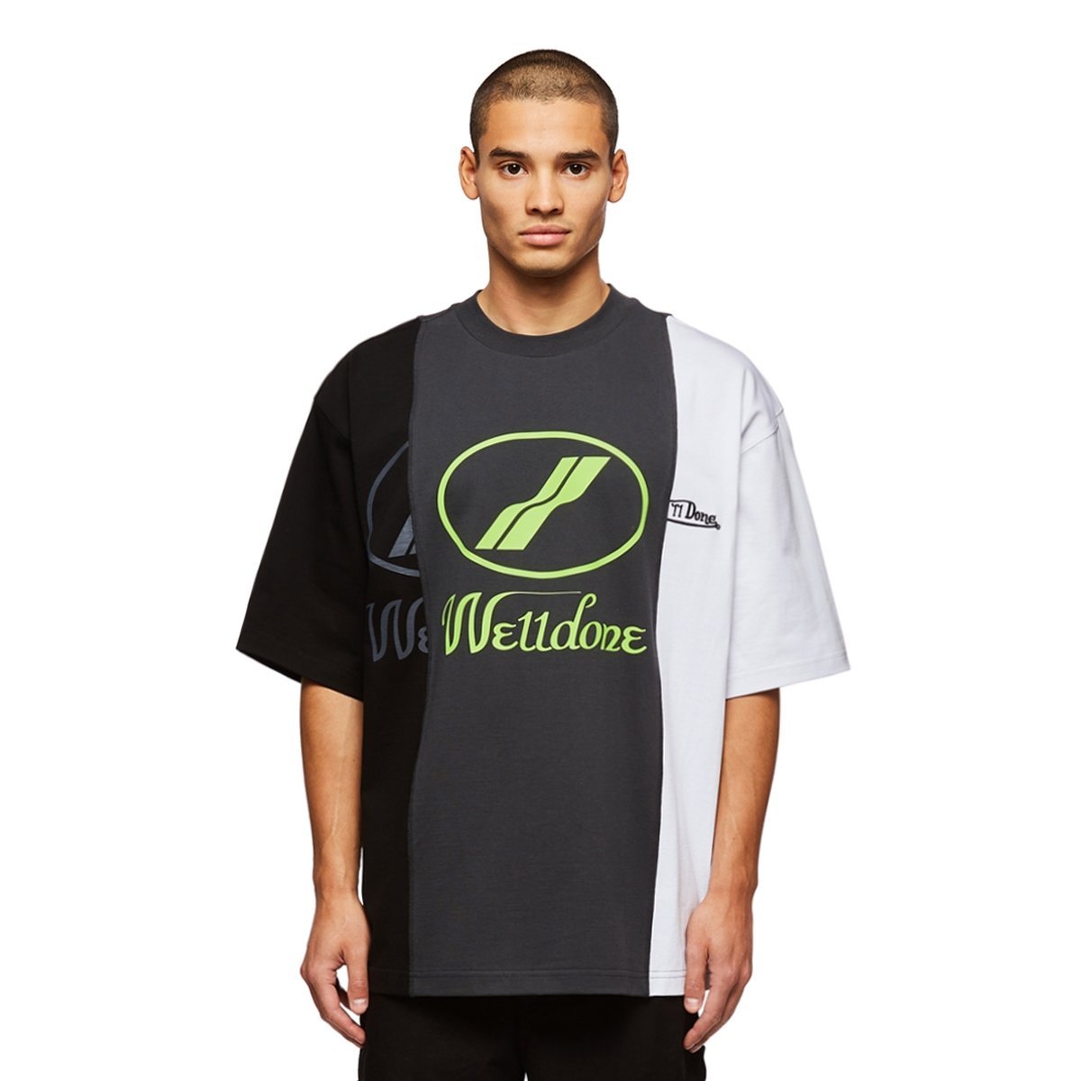 We11 Done Logo-print Cotton T-shirt In Black