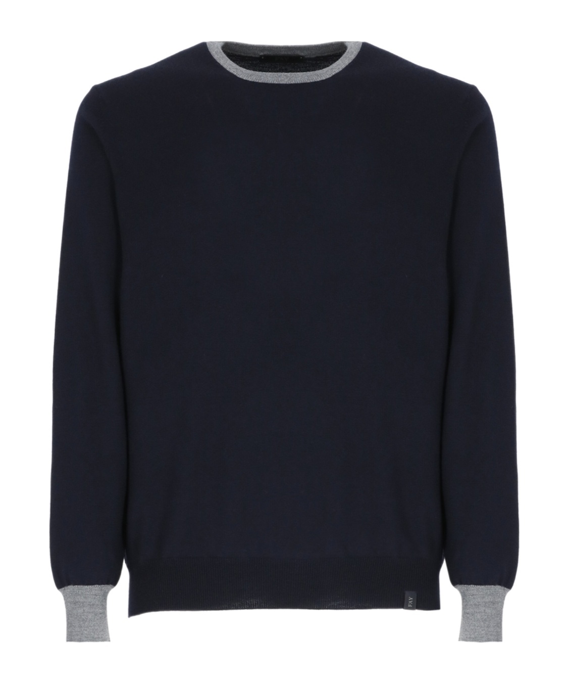 Fay Round Neck Sweater In Black