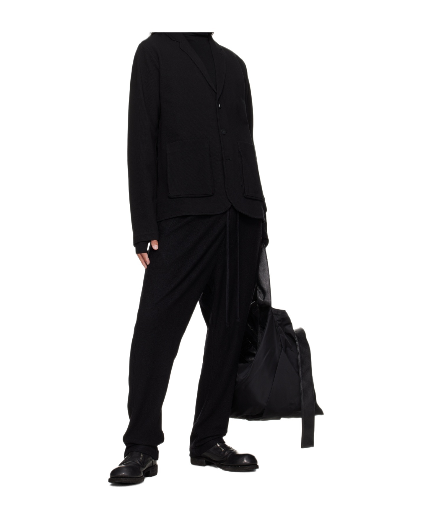 Thom Krom Black M Sj 676 Blazer In Black