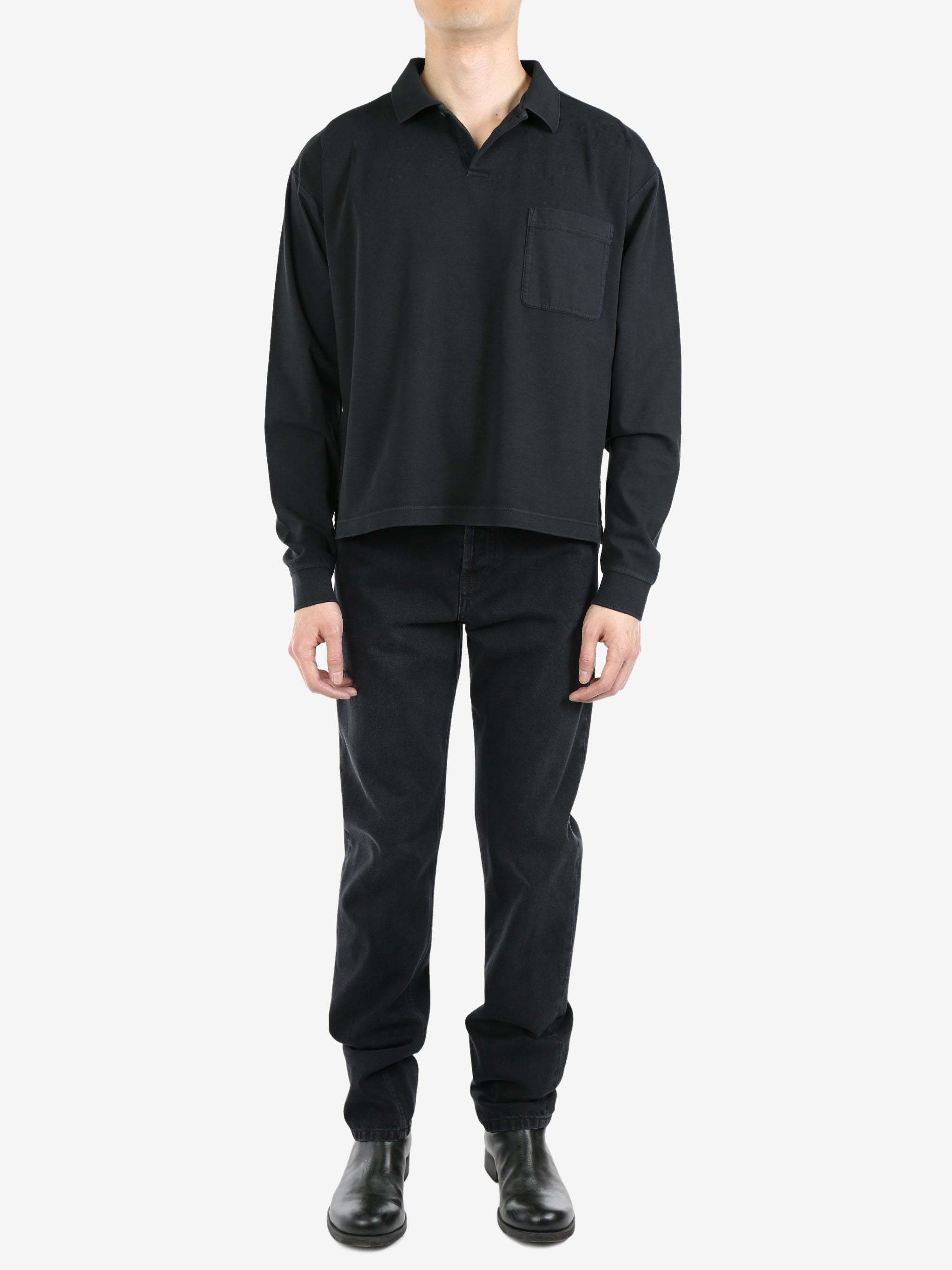 The Row Carlisle Slim-fit Jeans In Black