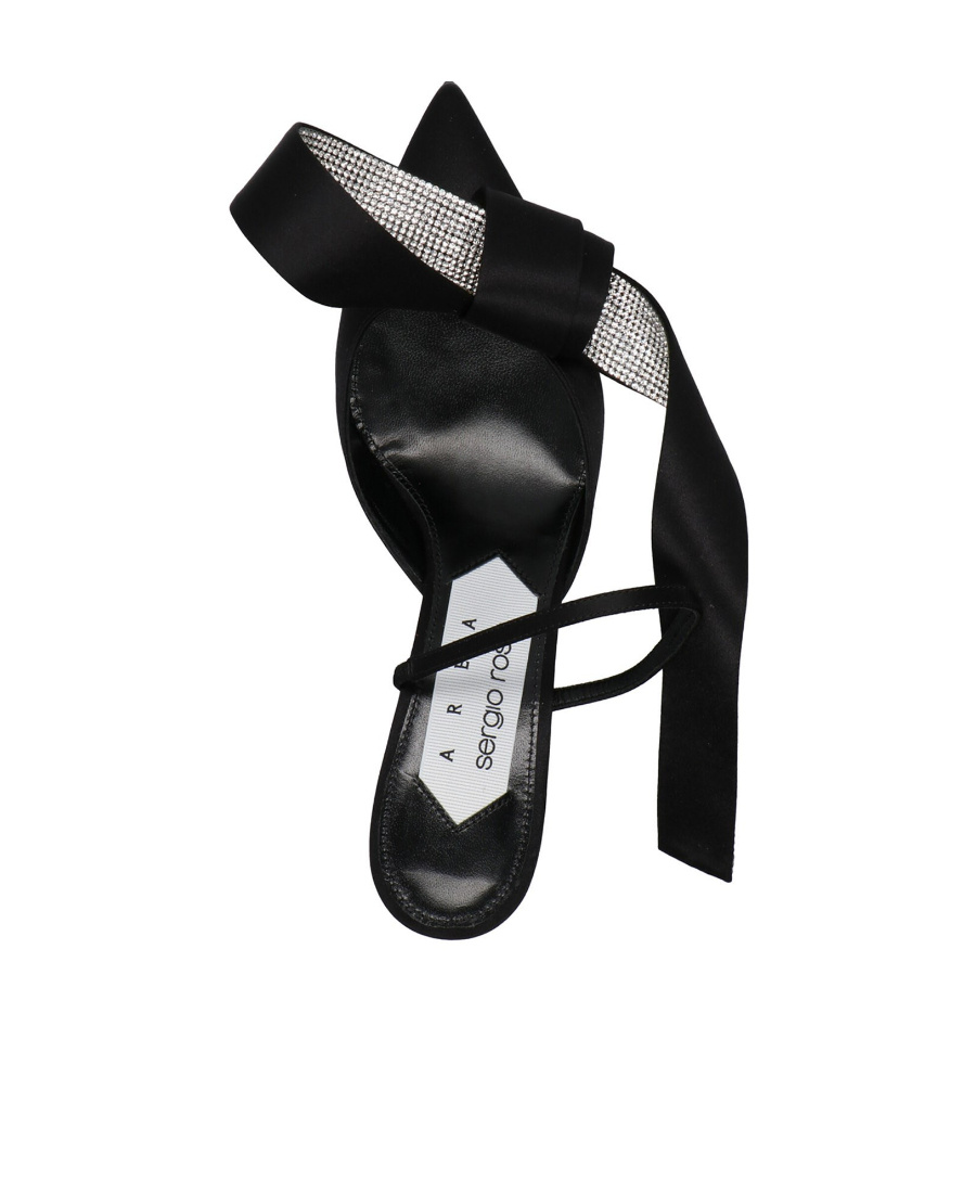 Sergio Rossi Black Pointed Toe Heels In Black