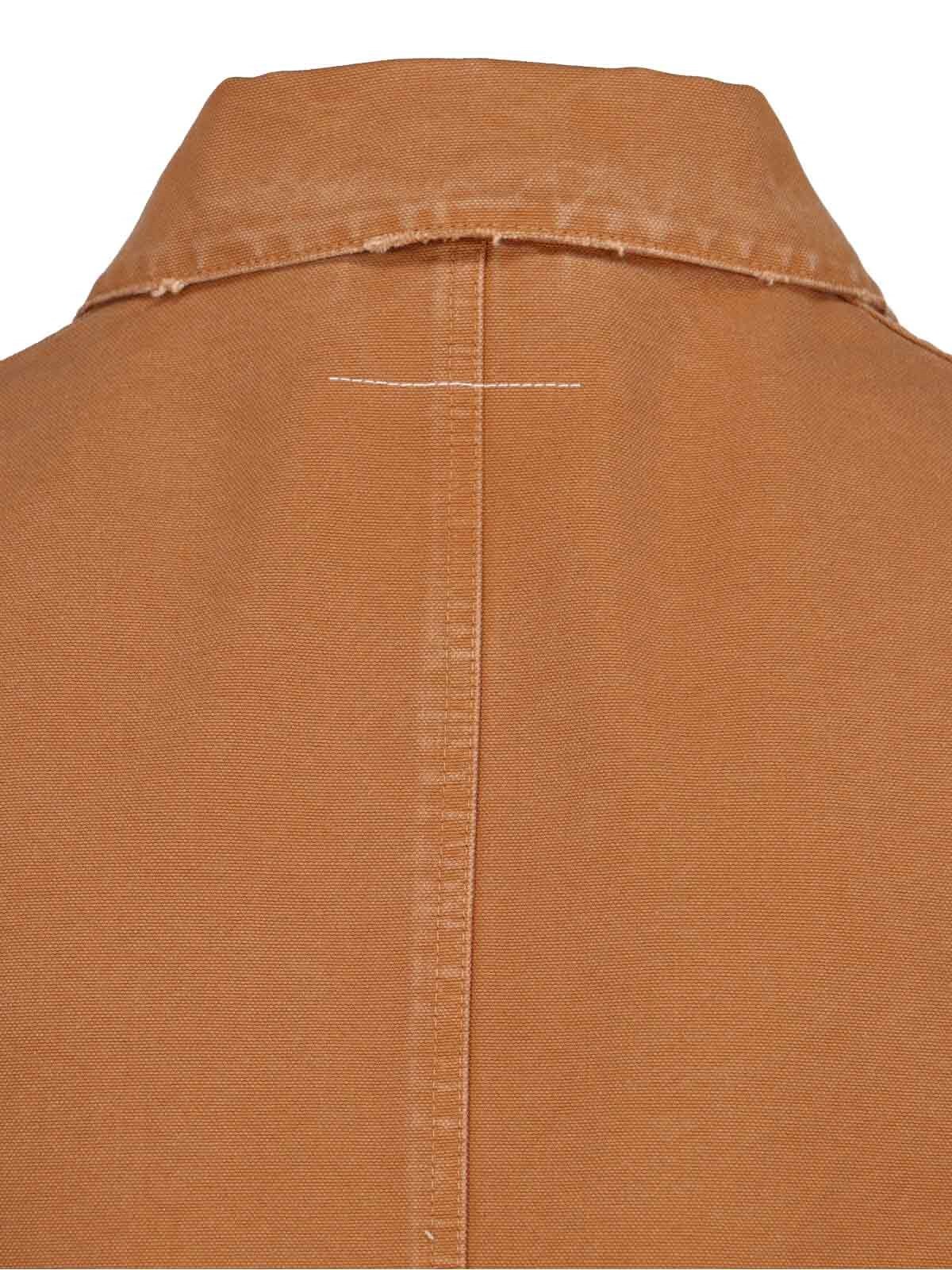 Mm6 Maison Margiela Cotton Canvas Jacket In Multi
