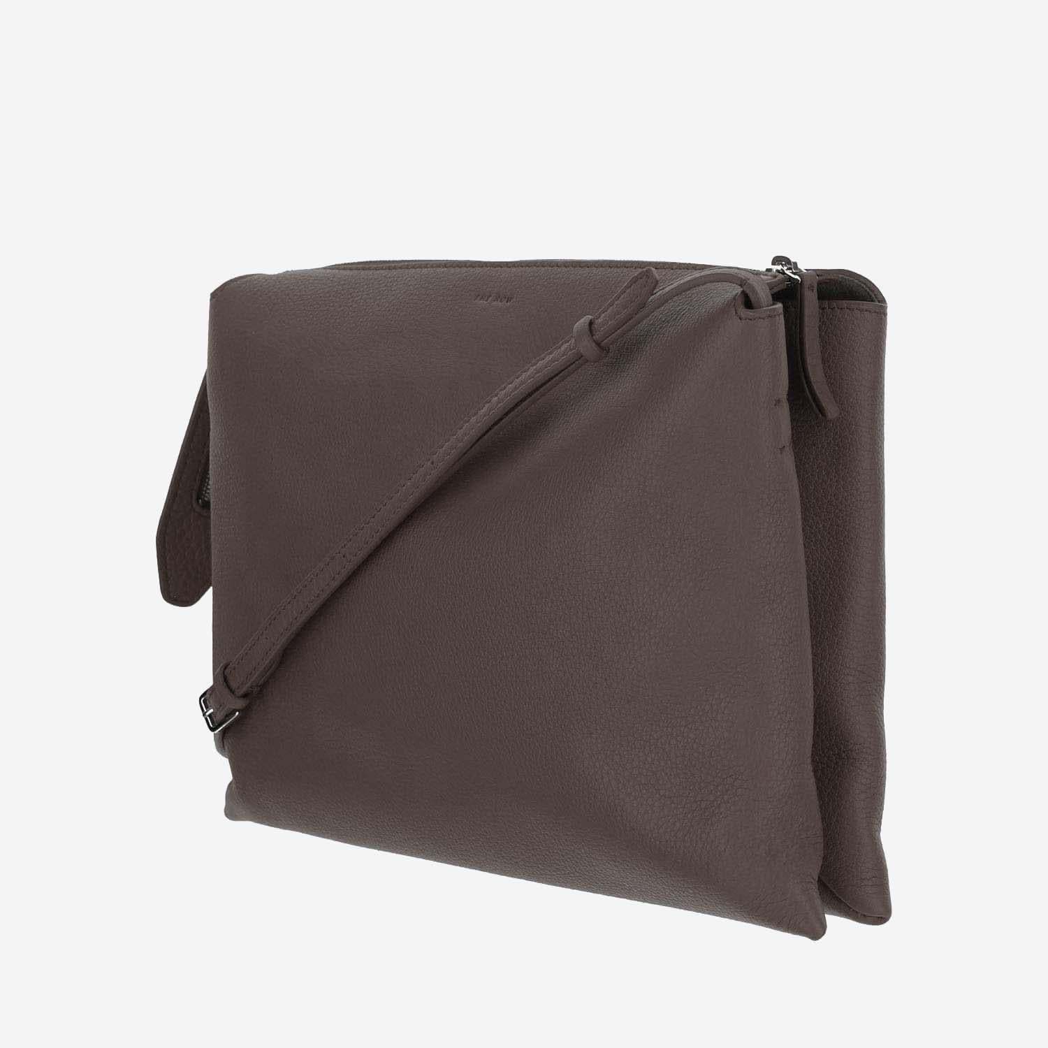 The Row Zipper Shoulder Bag In Brown