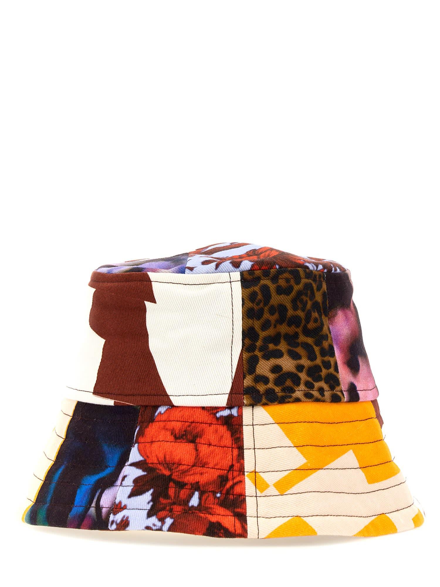 Dries Van Noten Sombrero - Rojo Oscuro In Multicolor