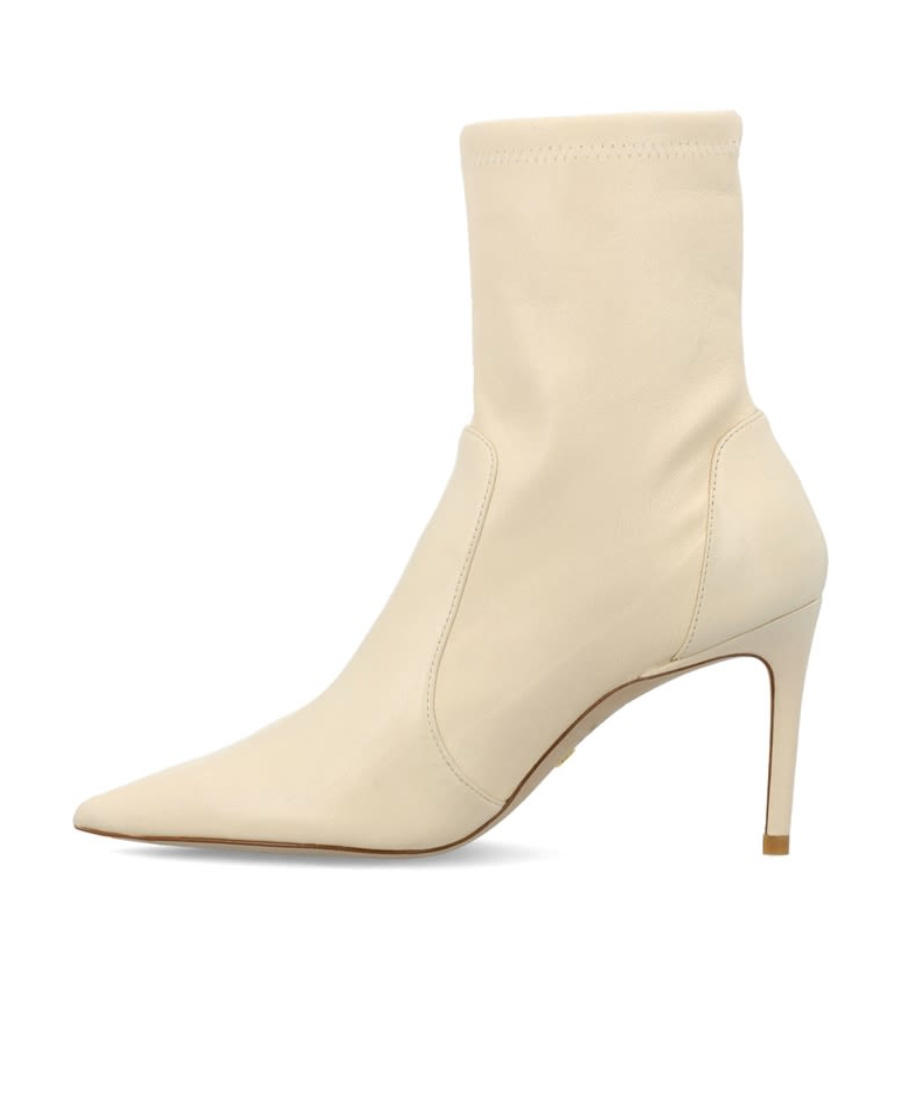 Stuart Weitzman Slip-on Ankle Boots In Nude